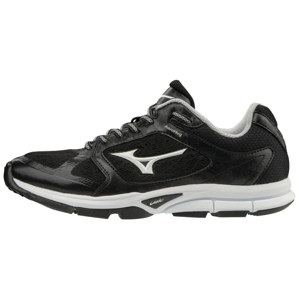 Mizuno Utility Női Softball Cipő Fekete/Fehér NCW275894